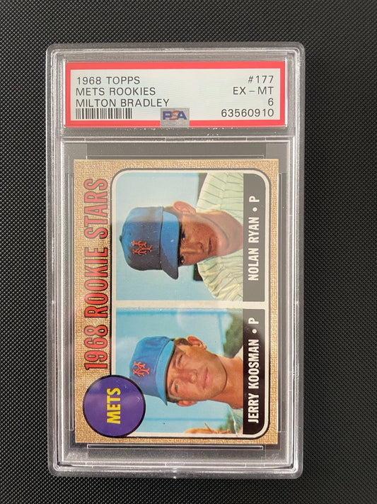 Nolan Ryan 1968 Topps Rookie #177 PSA 6