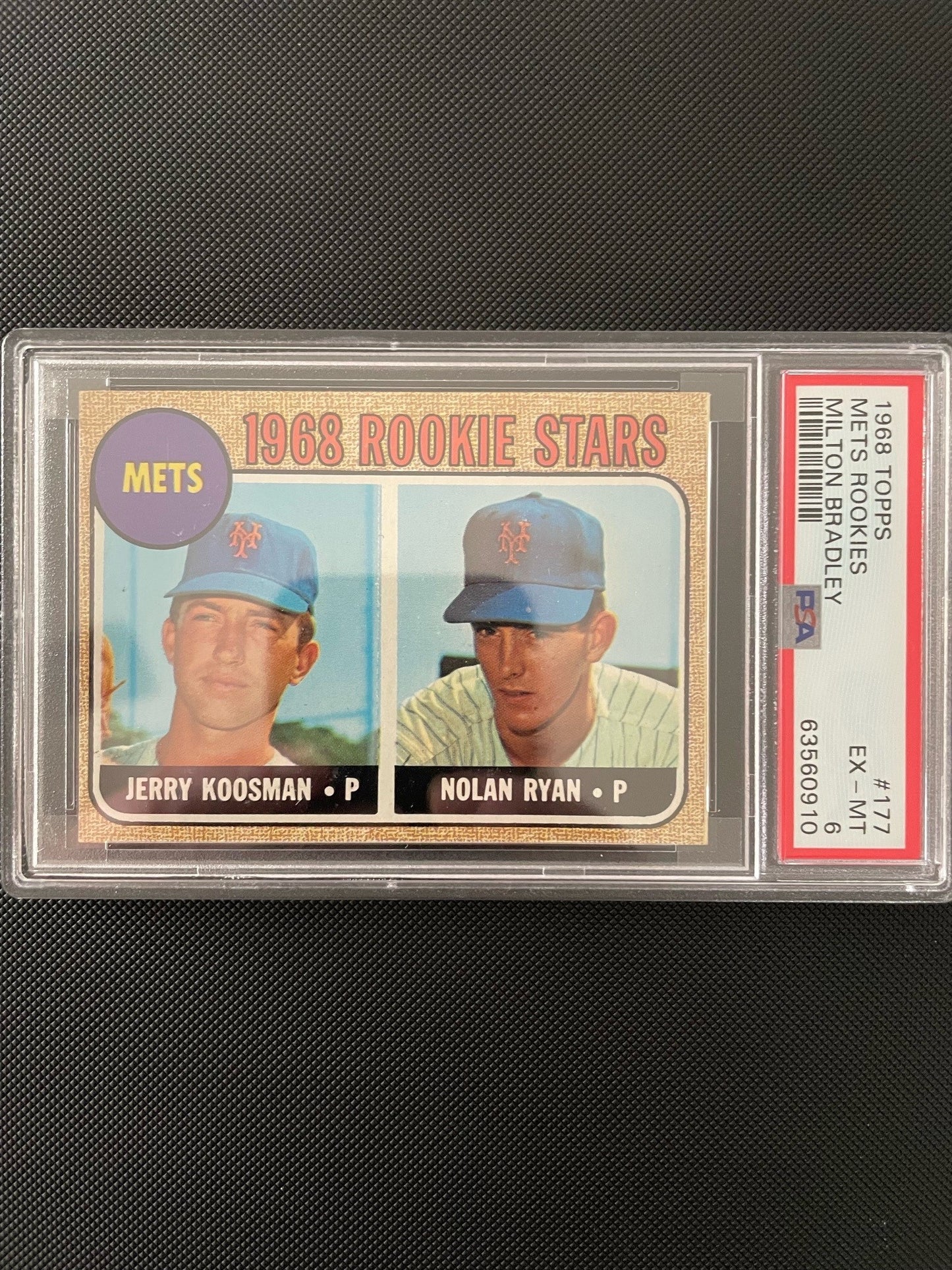 Nolan Ryan 1968 Topps Rookie #177 PSA 6